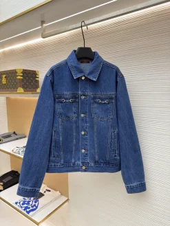 GUCCI Jackets Blue-Silver S-L C15202609090796