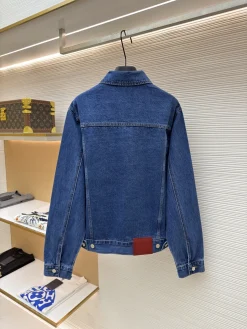 Alternative view of GUCCI Jackets Blue-Silver S-L C15202609090796
