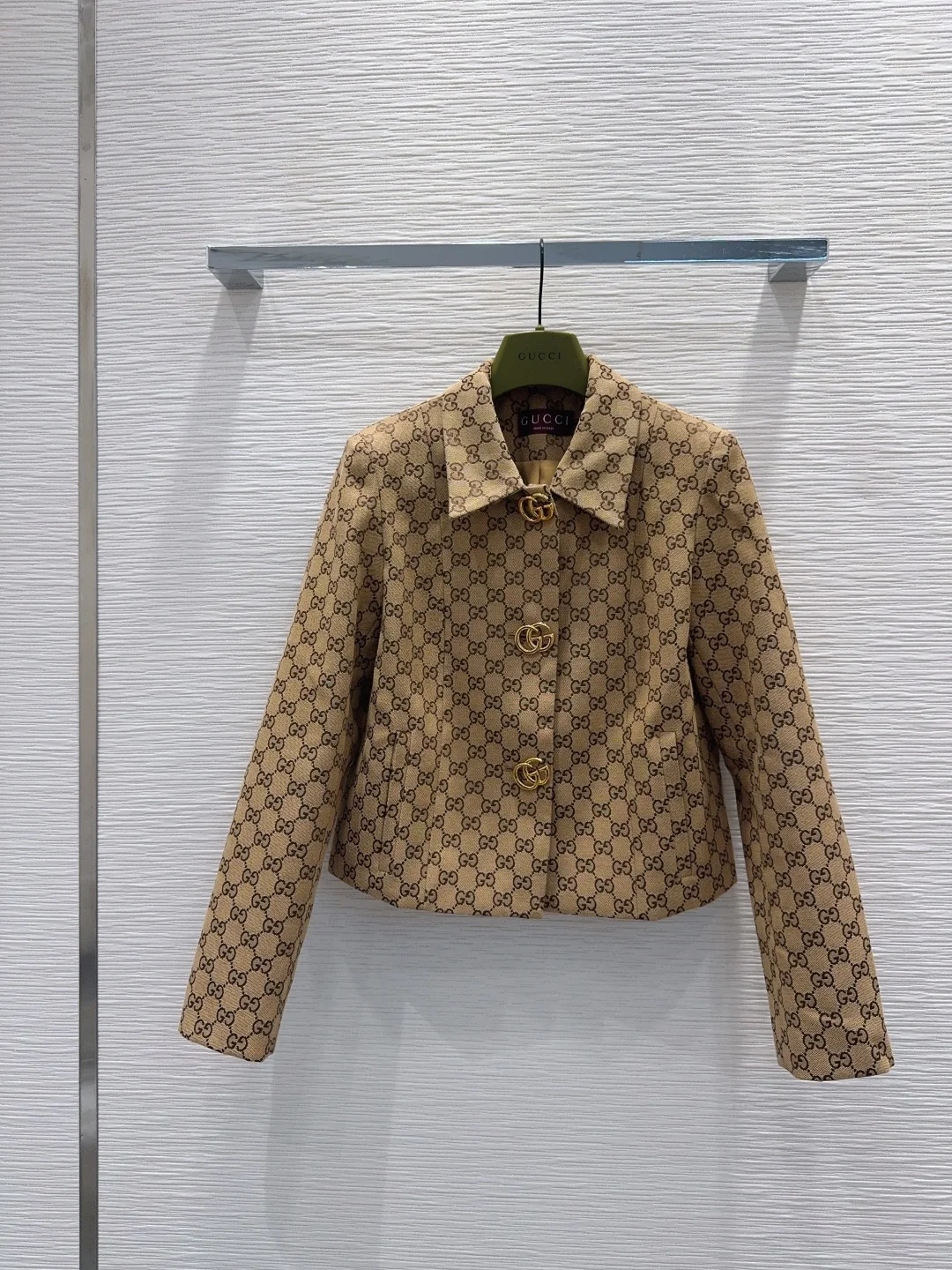 GUCCI Jackets Brown-Gold S-L B85202609060892