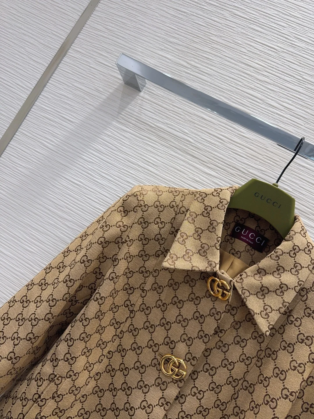 GUCCI Jackets Brown-Gold S-L B85202609060892 - Image 3
