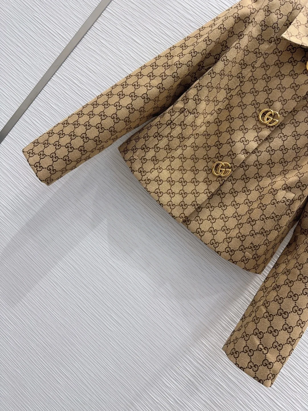 GUCCI Jackets Brown-Gold S-L B85202609060892 - Image 4
