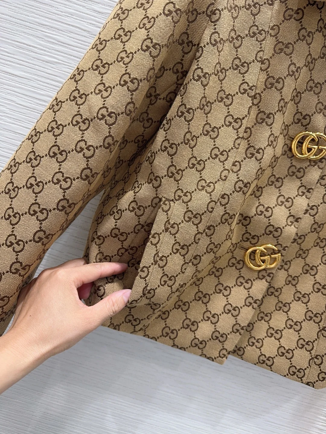 GUCCI Jackets Brown-Gold S-L B85202609060892 - Image 5