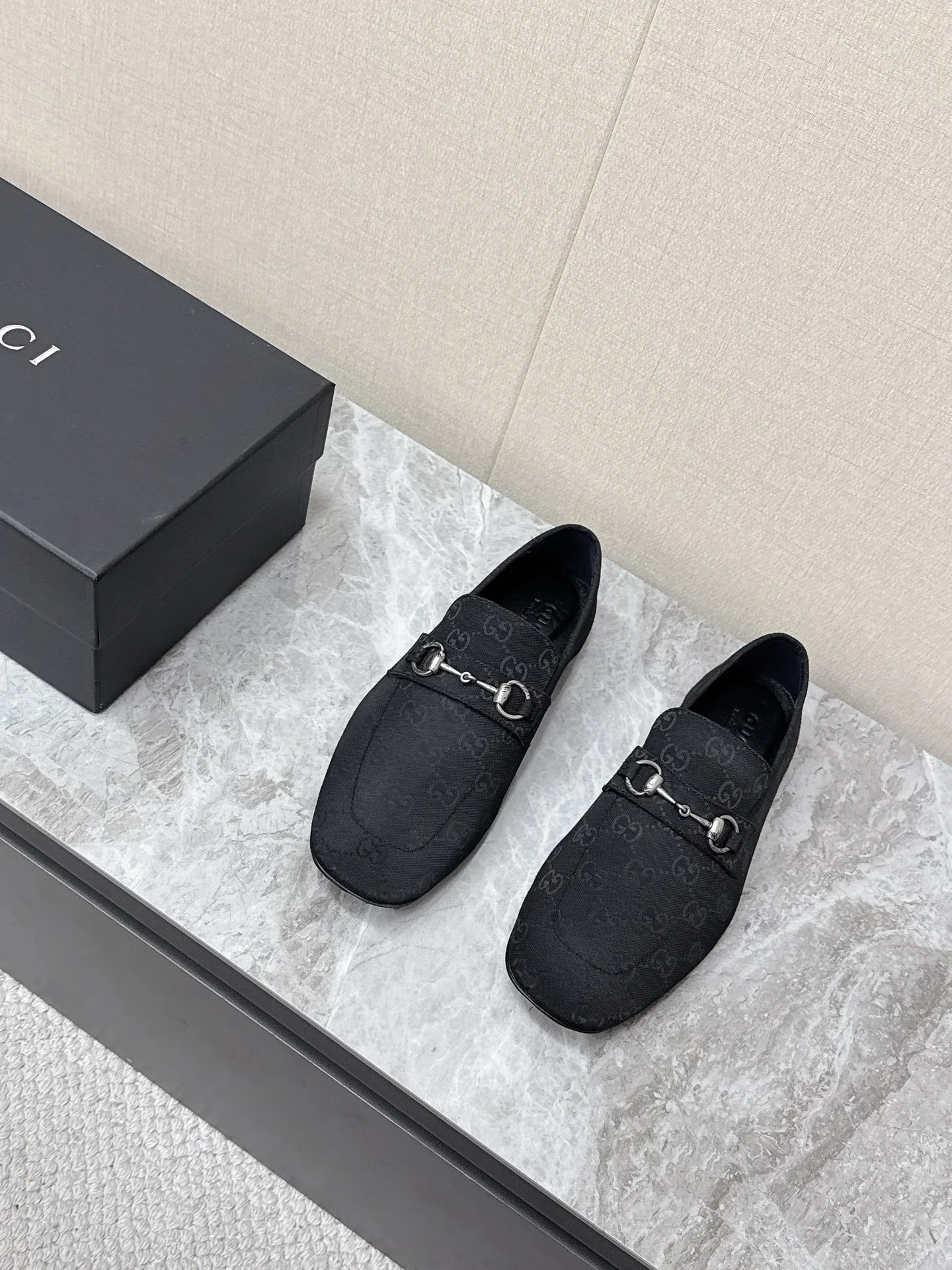 GUCCI Loafers Black-Silver C10202609111380 - Image 3