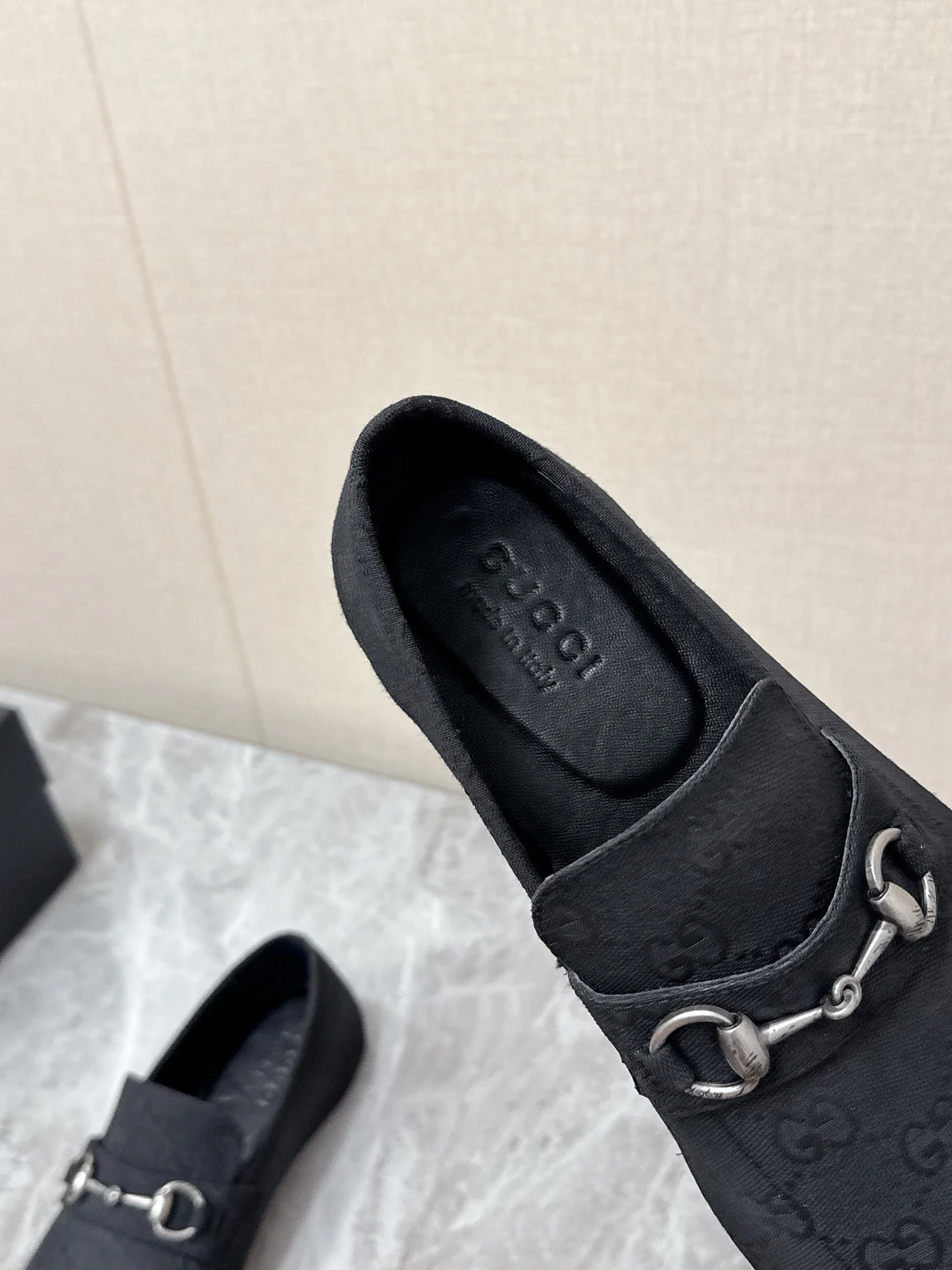 GUCCI Loafers Black-Silver C10202609111380 - Image 7