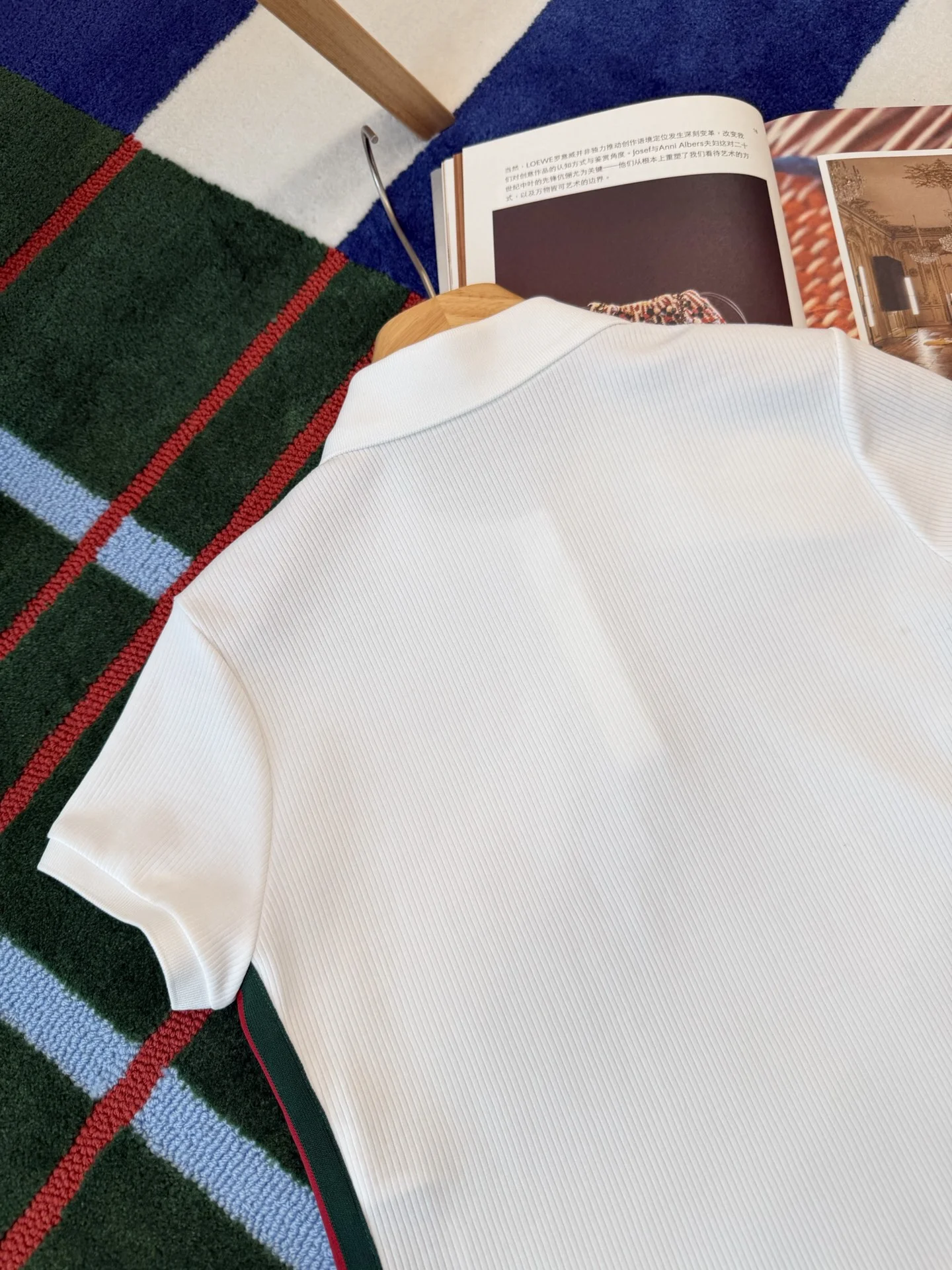 GUCCI Polos White-Green-Red S-M-L B15202609060675 - Image 6