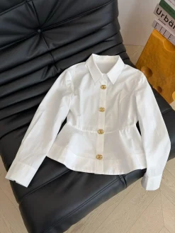 GUCCI Shirts White-Gold S-L B75202609061392