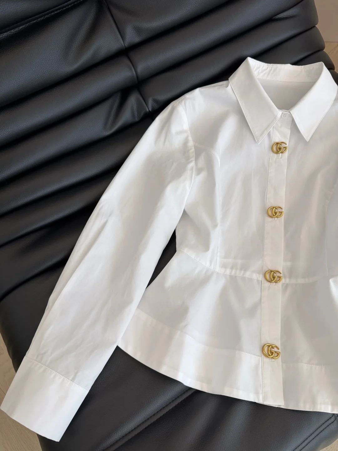 GUCCI Shirts White-Gold S-L B75202609061392 - Image 4