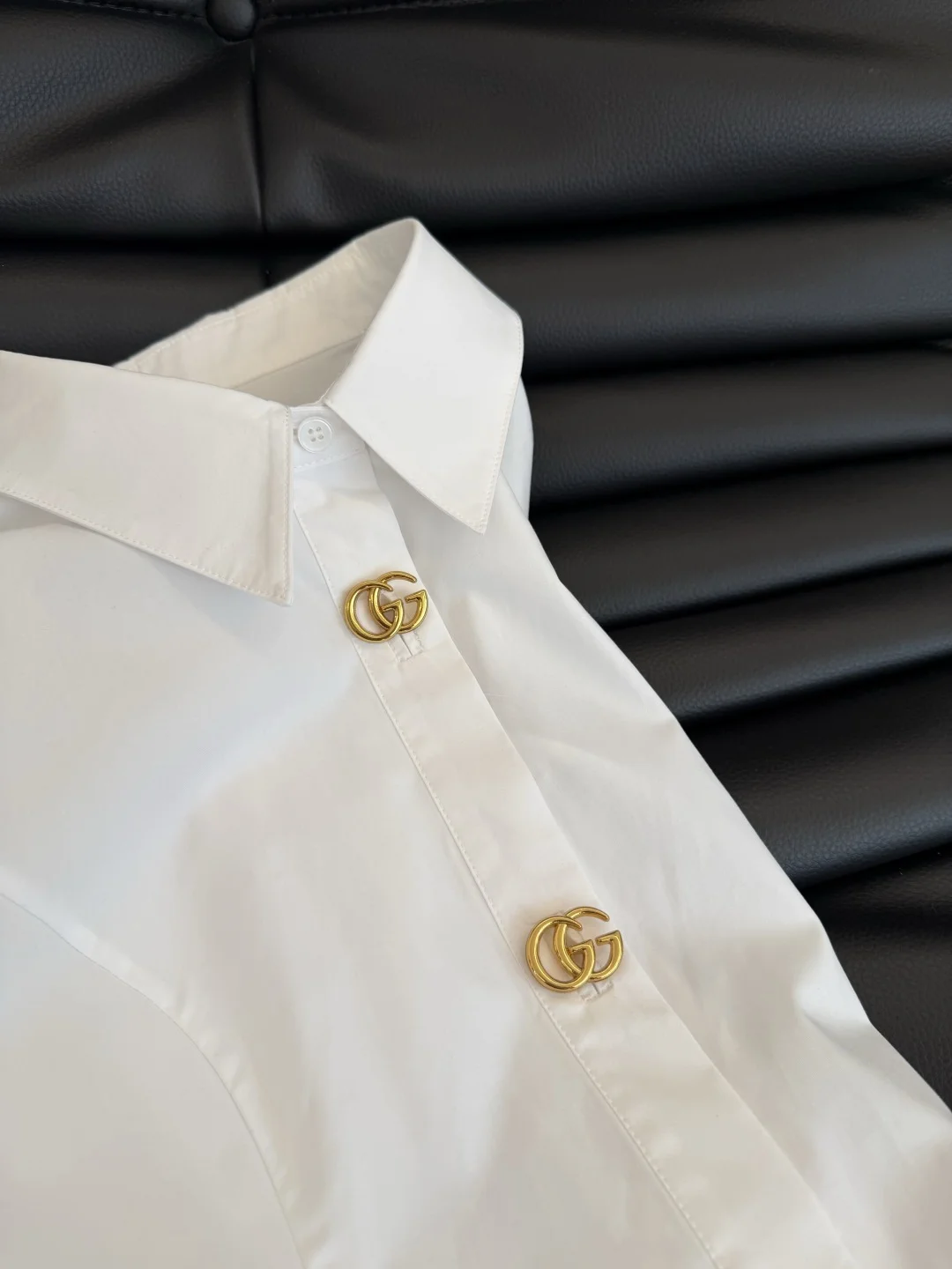 GUCCI Shirts White-Gold S-L B75202609061392 - Image 7