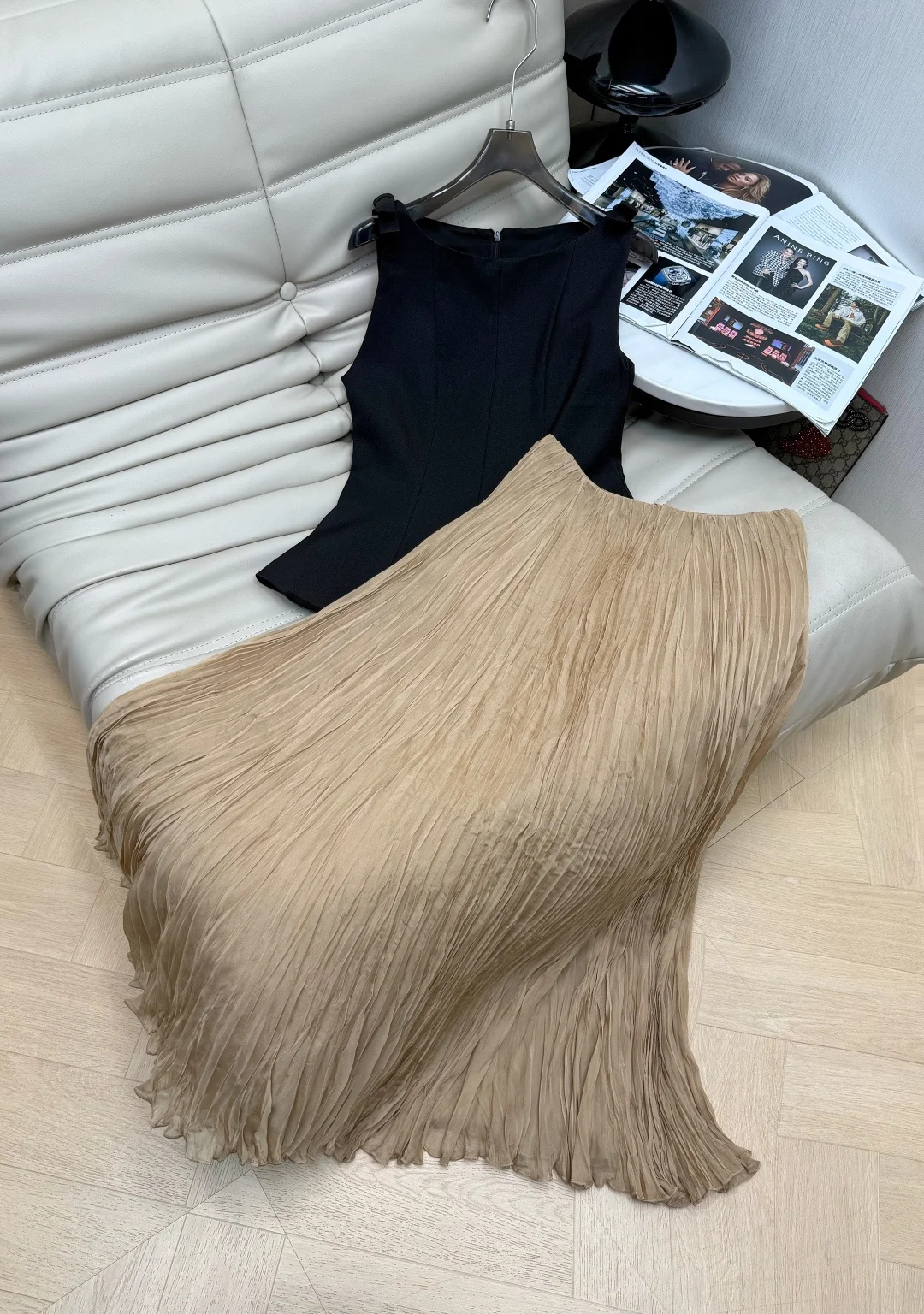 GUCCI Skirts Black-Beige S-L B70202609063162