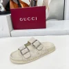GUCCI Slides Lamb Leather Beige-Silver EU35-46 A80202609111218