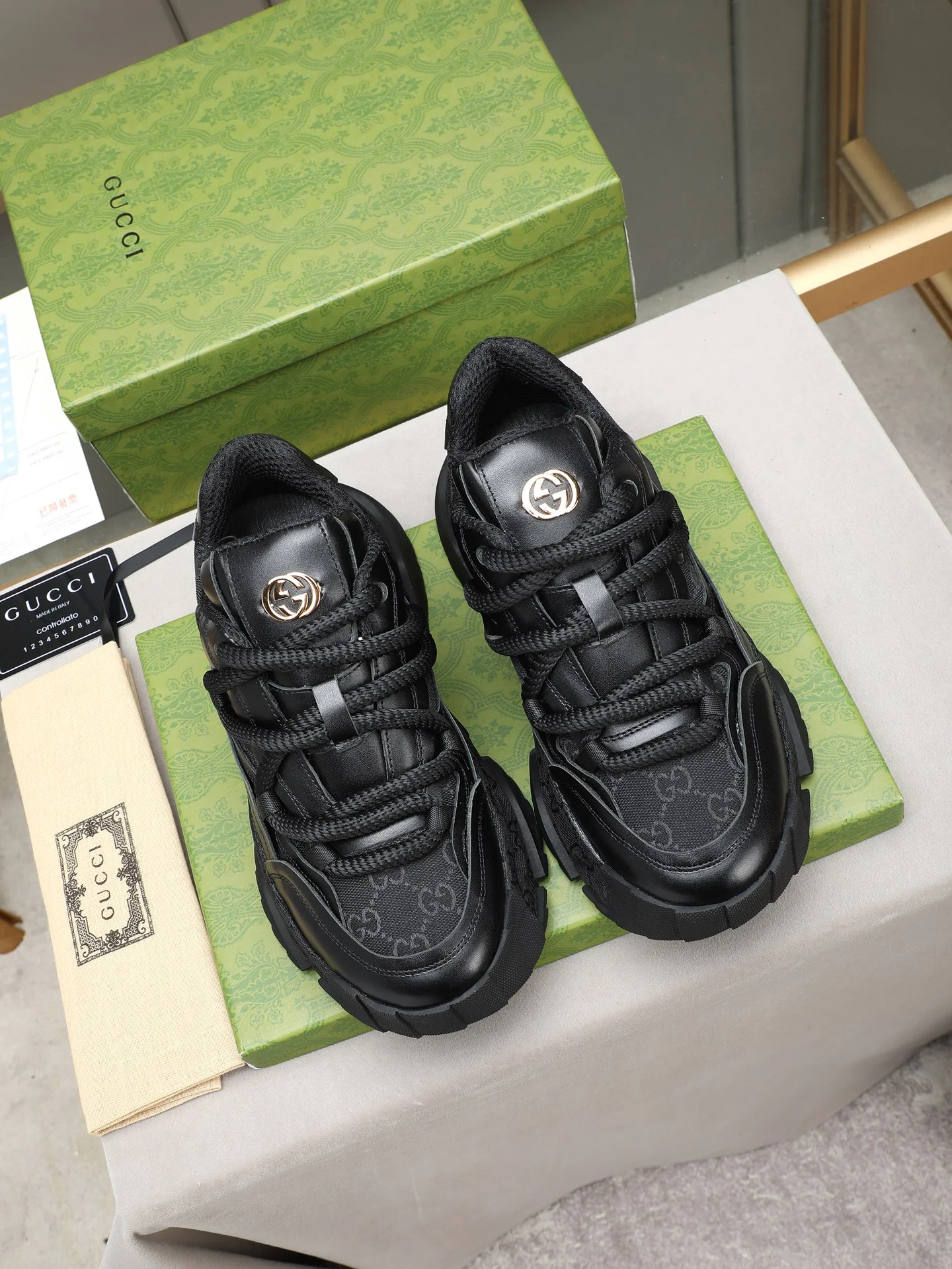 GUCCI Sneakers Black B90202609110722 - Image 7