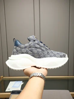 GUCCI Sneakers Canvas Blue-White EU39-44 C10202609110718