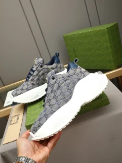 Alternative view of GUCCI Sneakers Canvas Blue-White EU39-44 C10202609110718