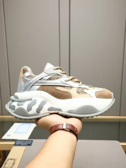 GUCCI Sneakers Leather White-Brown EU39-44 C40202609112009
