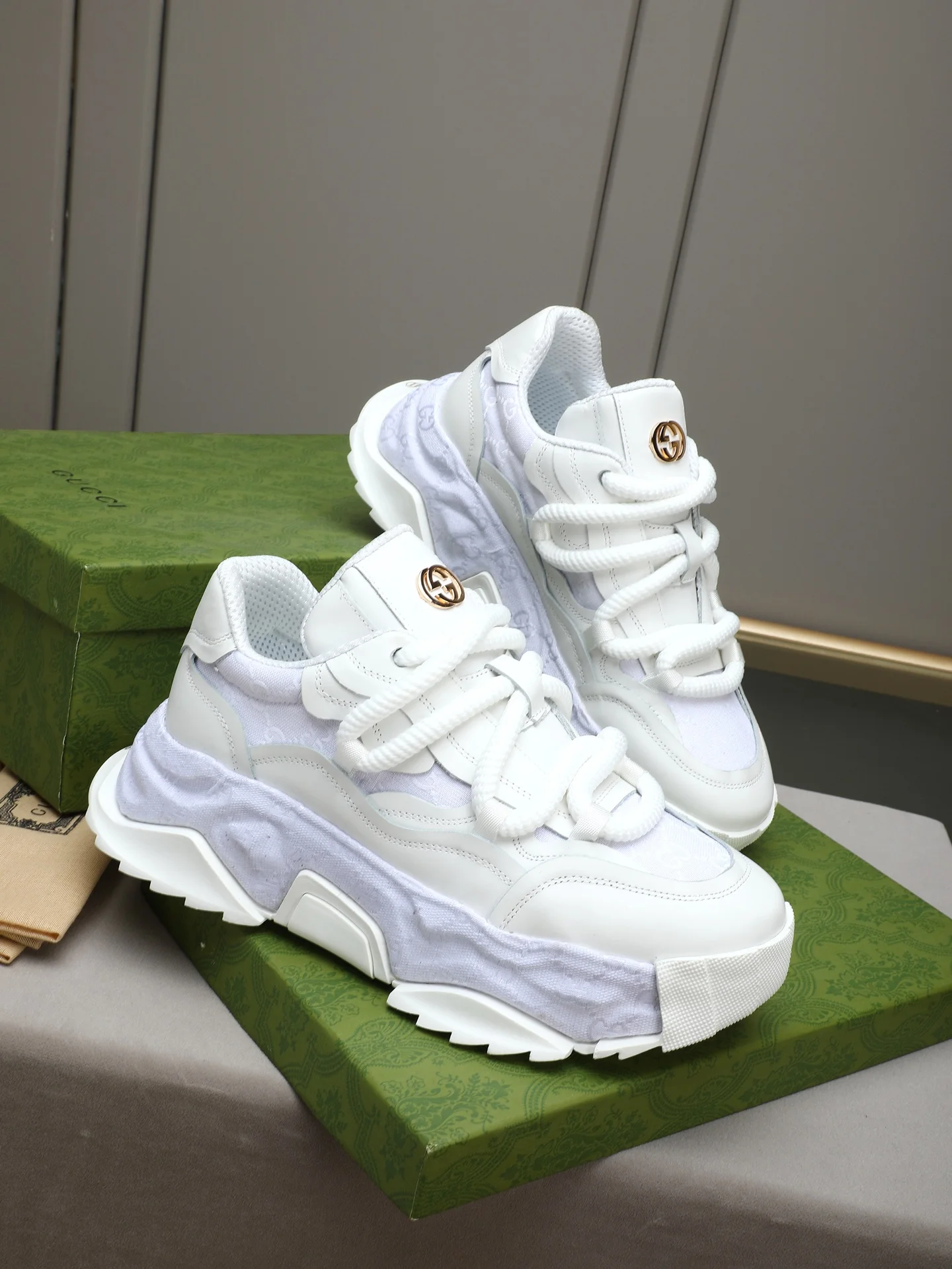 GUCCI Sneakers White B90202609110724 - Image 4