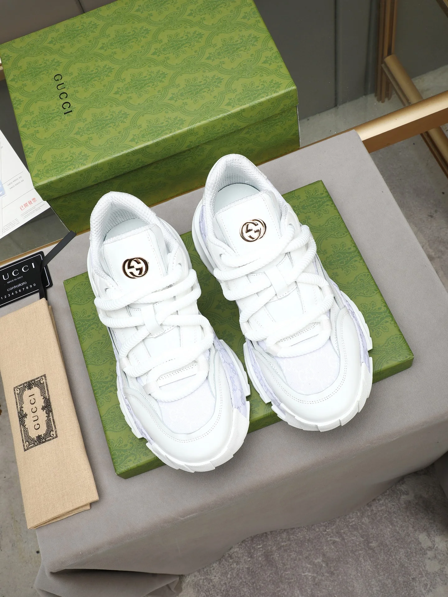 GUCCI Sneakers White B90202609110724 - Image 8