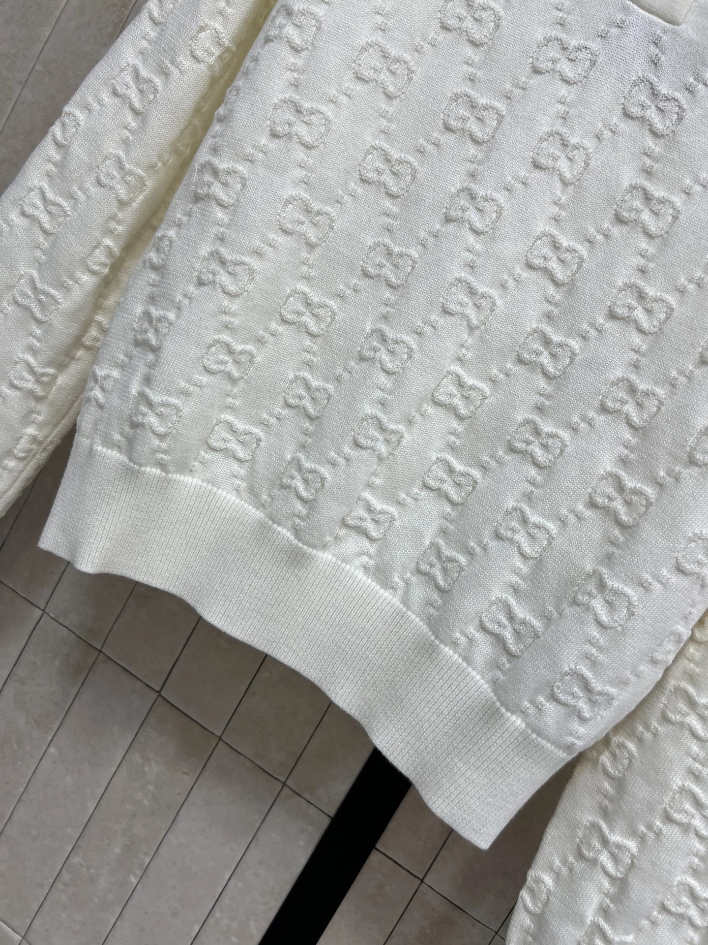 GUCCI Sweaters Wool White-Pink S-L B05202609061619 - Image 3