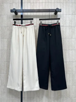 GUCCI Trousers Black-Cream S-L B25202609061606