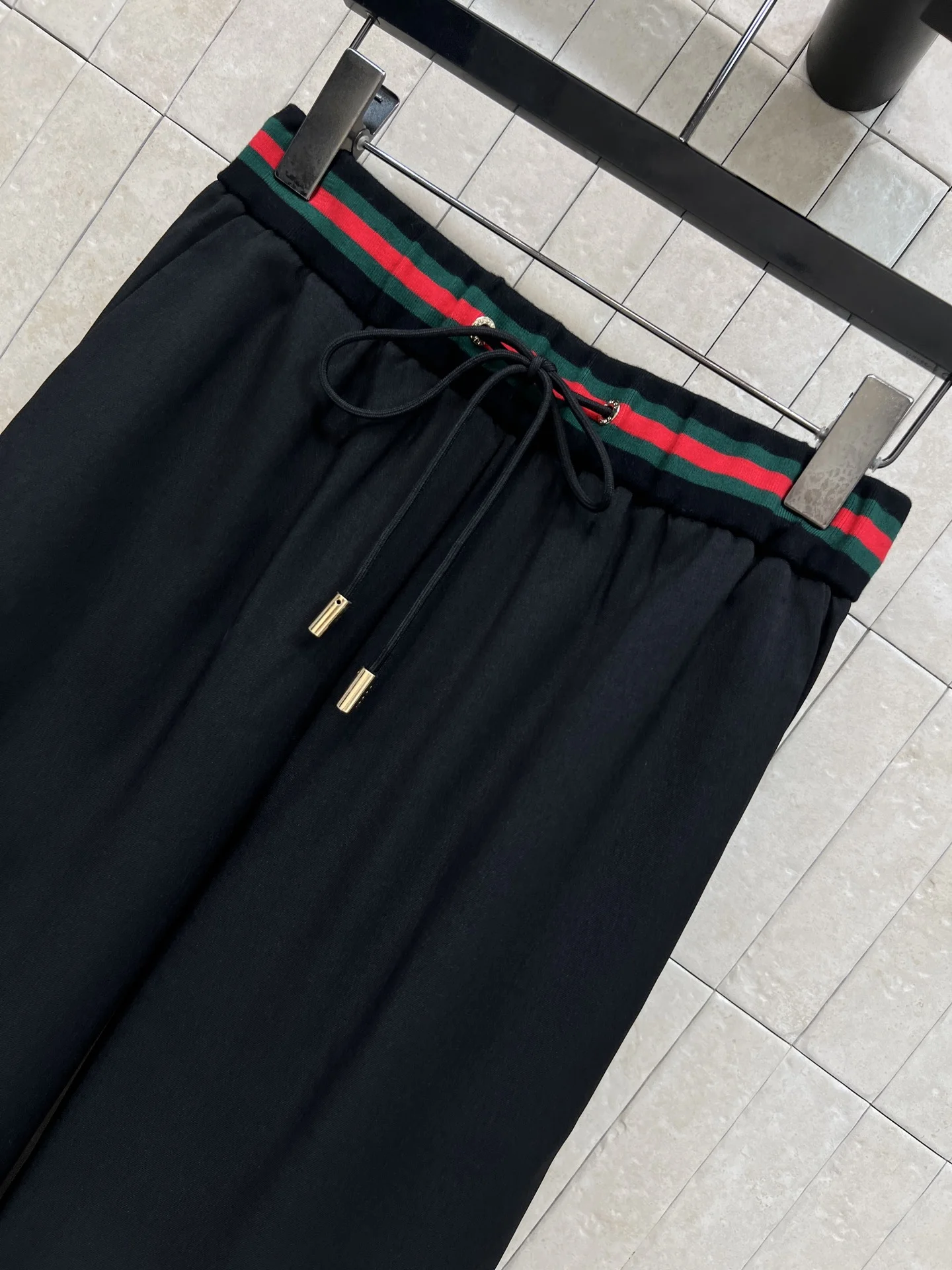 GUCCI Trousers Black-Cream S-L B25202609061606 - Image 4
