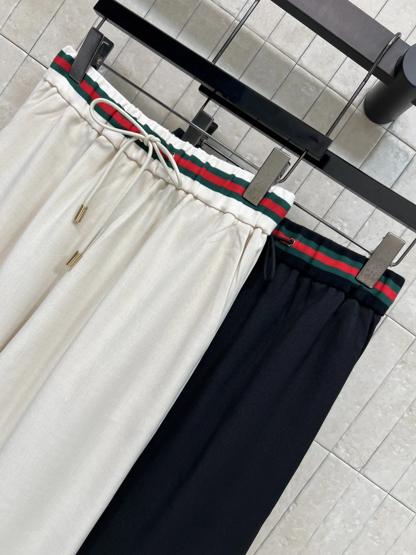 GUCCI Trousers Black-Cream S-L B25202609061606 - Image 6