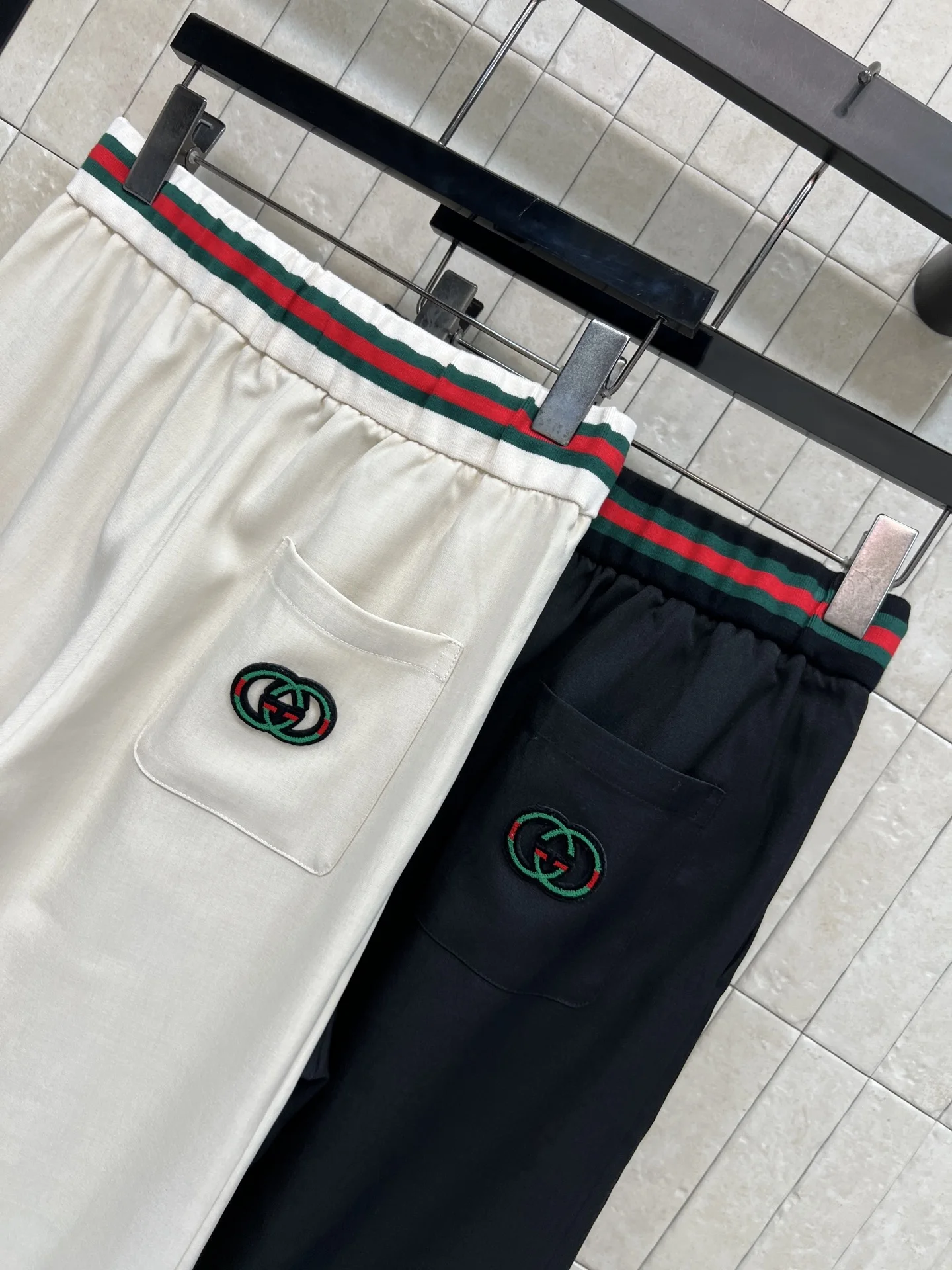GUCCI Trousers Black-Cream S-L B25202609061606 - Image 8