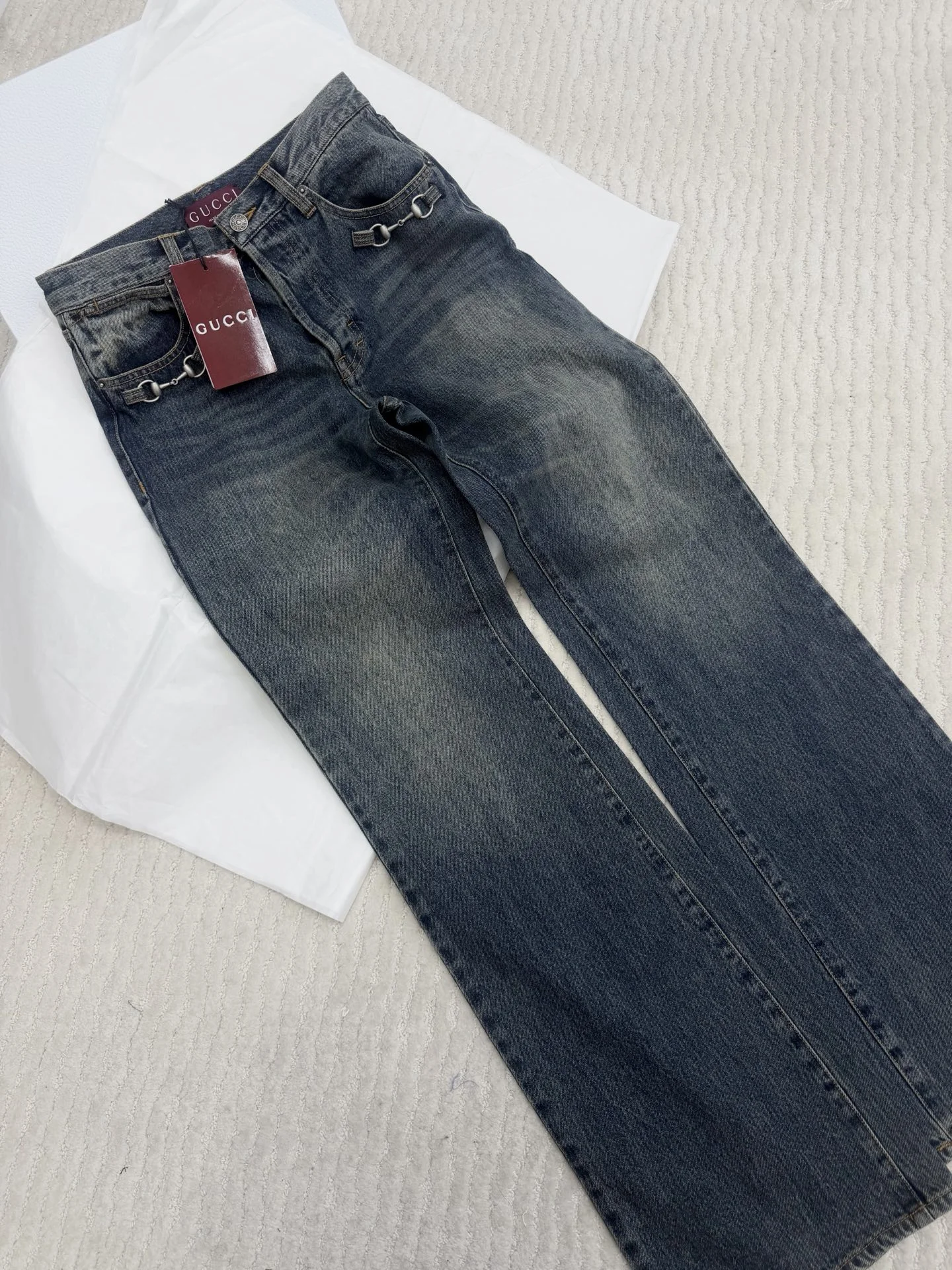 GUCCI Trousers Blue-Gray S-L C85202609063633