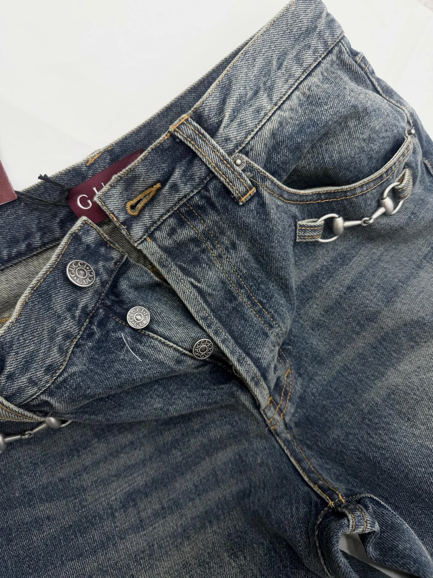 GUCCI Trousers Blue-Gray S-L C85202609063633 - Image 5