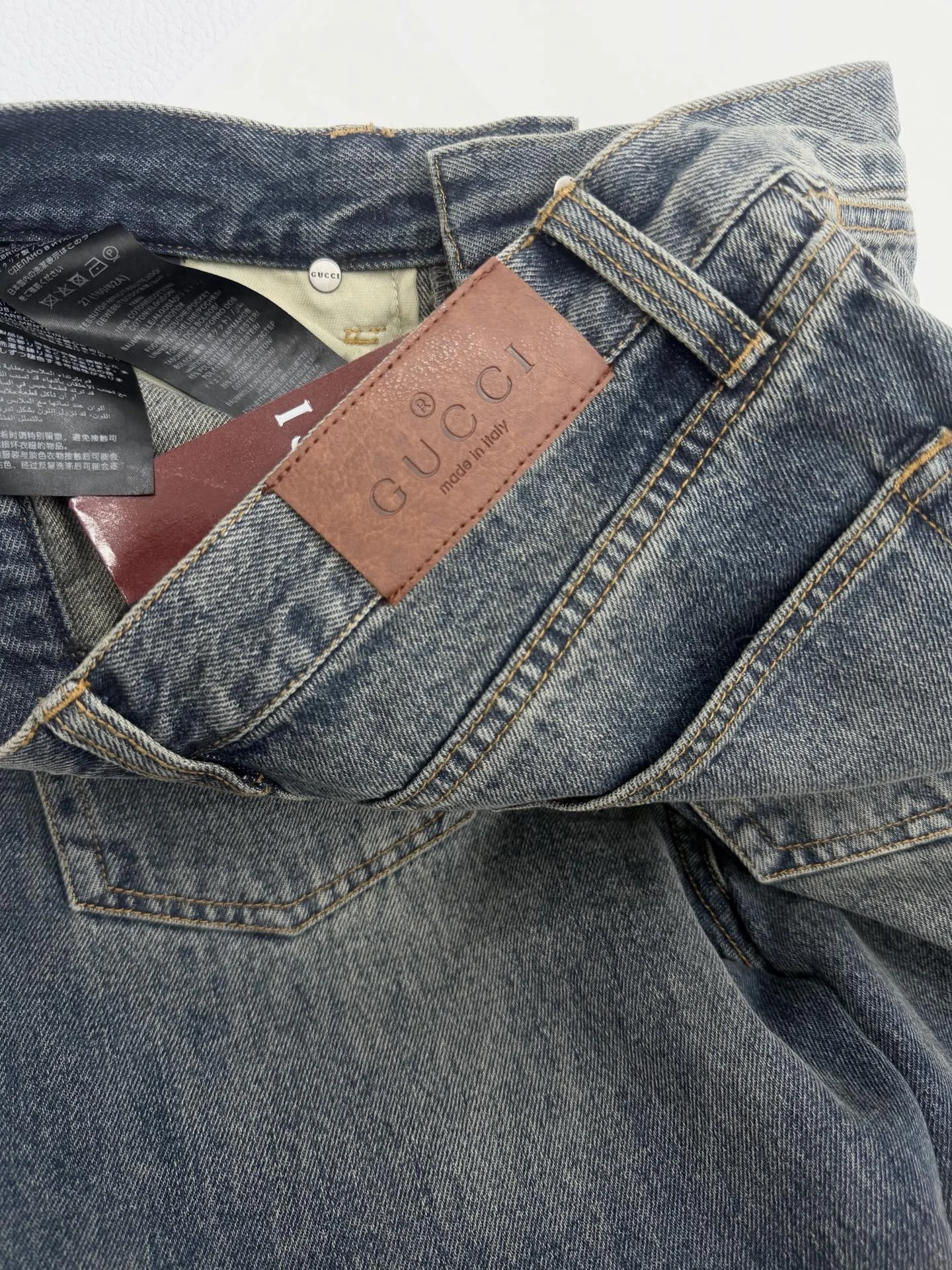 GUCCI Trousers Blue-Gray S-L C85202609063633 - Image 7