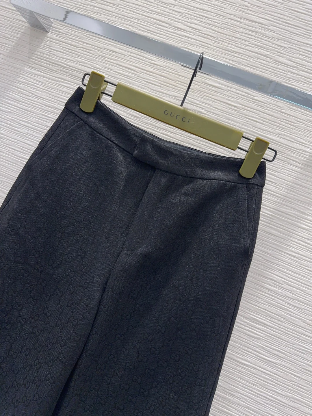 GUCCI Trousers GG Jacquard Black S-L B55202609060836 - Image 2