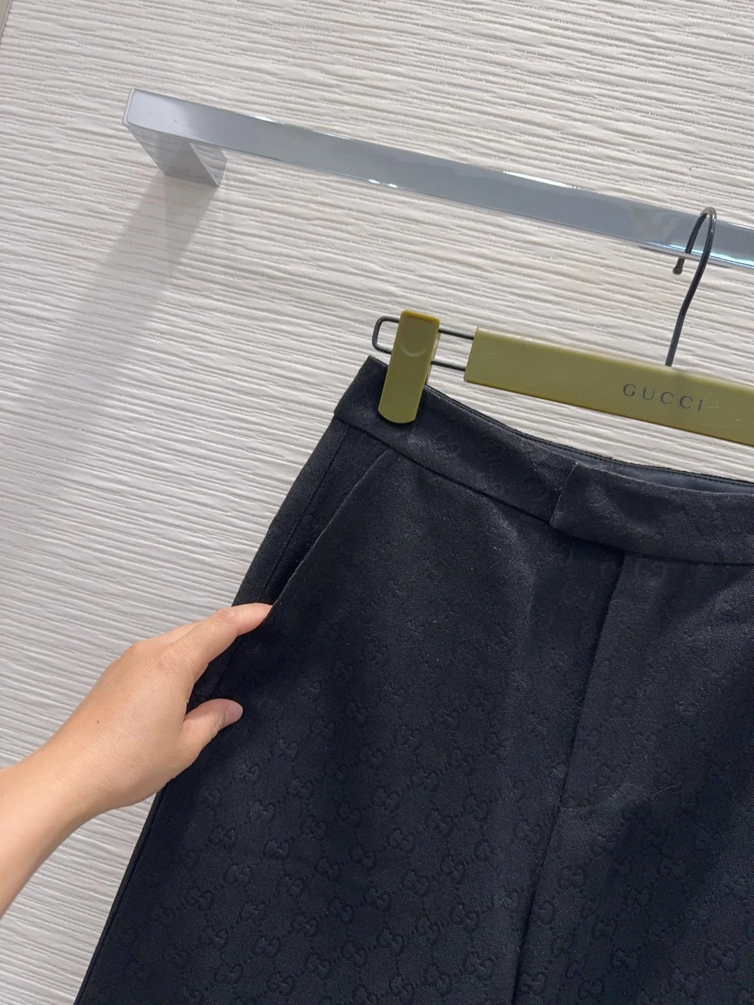 GUCCI Trousers GG Jacquard Black S-L B55202609060836 - Image 3