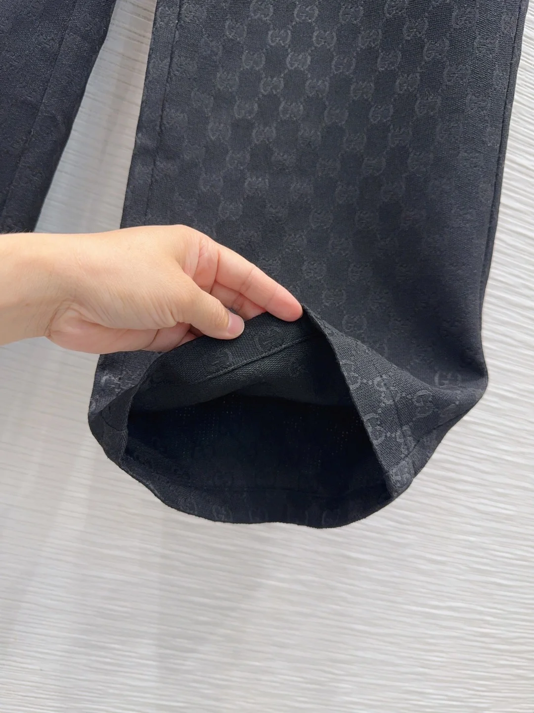 GUCCI Trousers GG Jacquard Black S-L B55202609060836 - Image 5
