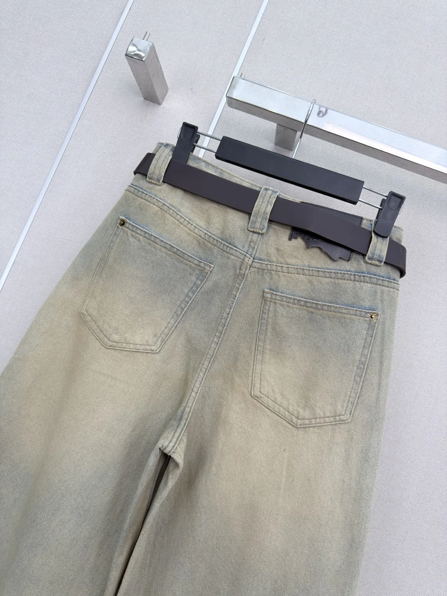 GUCCI Trousers Light Blue-Gold S-L B00202609061934 - Image 6