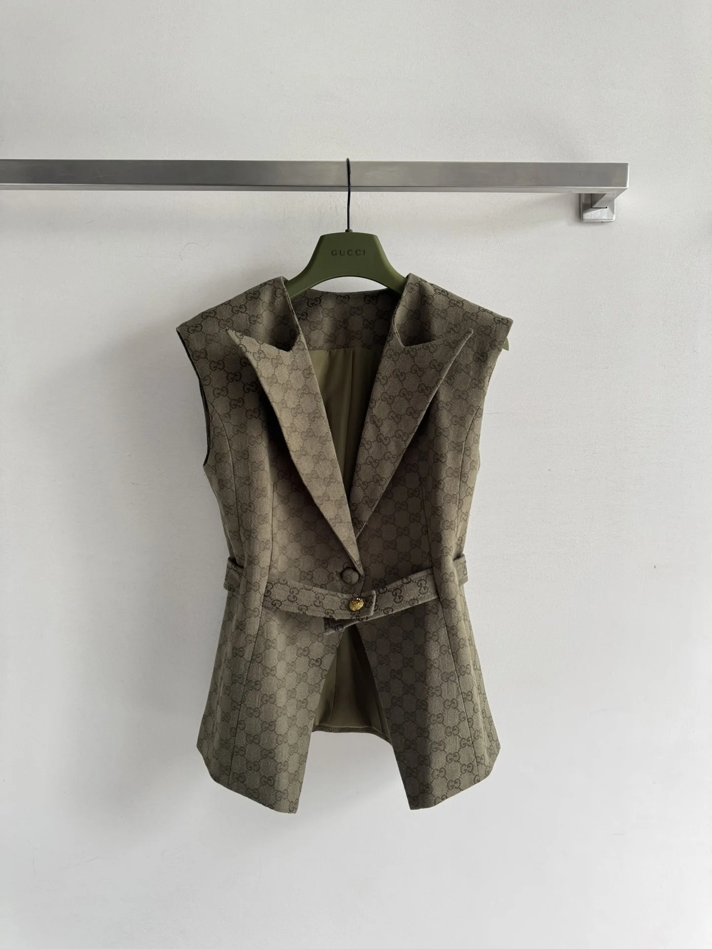 GUCCI Vests Brown-Gold S-L B55202609063014