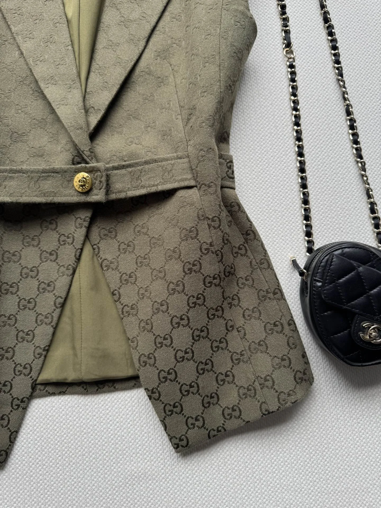 GUCCI Vests Brown-Gold S-L B55202609063014 - Image 8