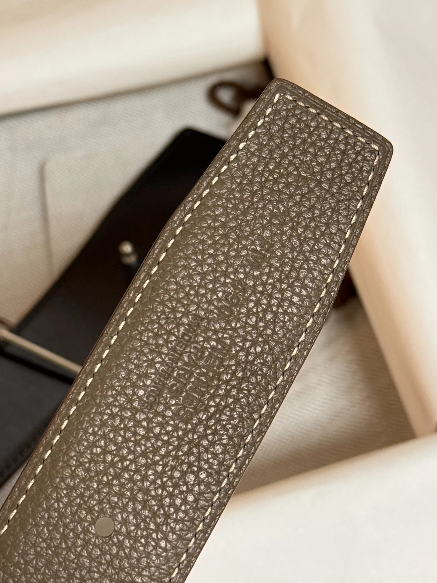 HERMES Belts Brown-Silver A70202609070441 - Image 6