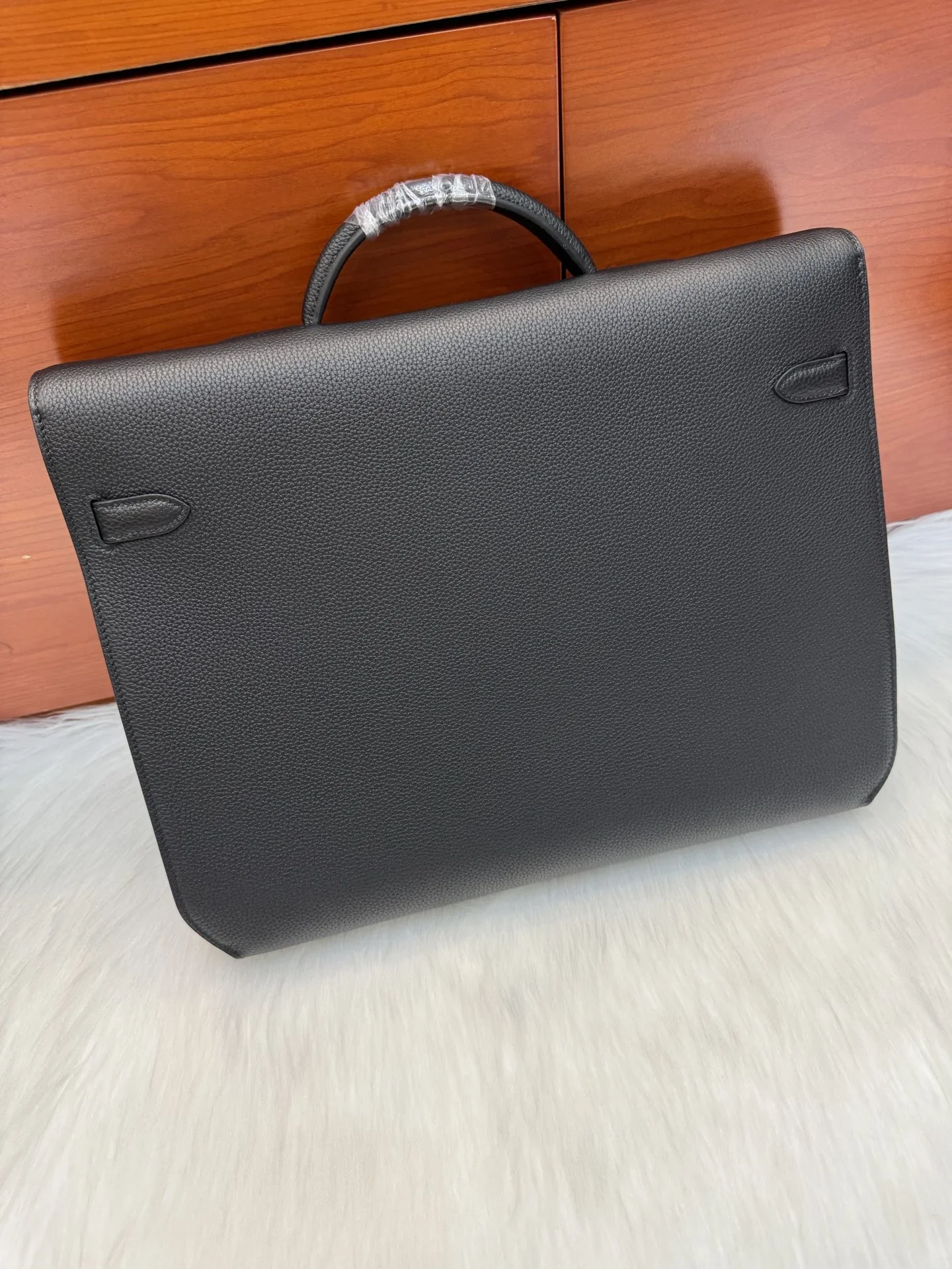 HERMES Briefcases Bags Black-Silver 36X29X5CM A850202609090217 - Image 2