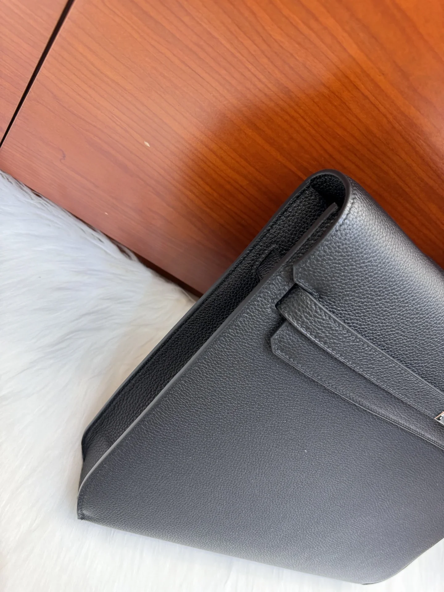 HERMES Briefcases Bags Black-Silver 36X29X5CM A850202609090217 - Image 7