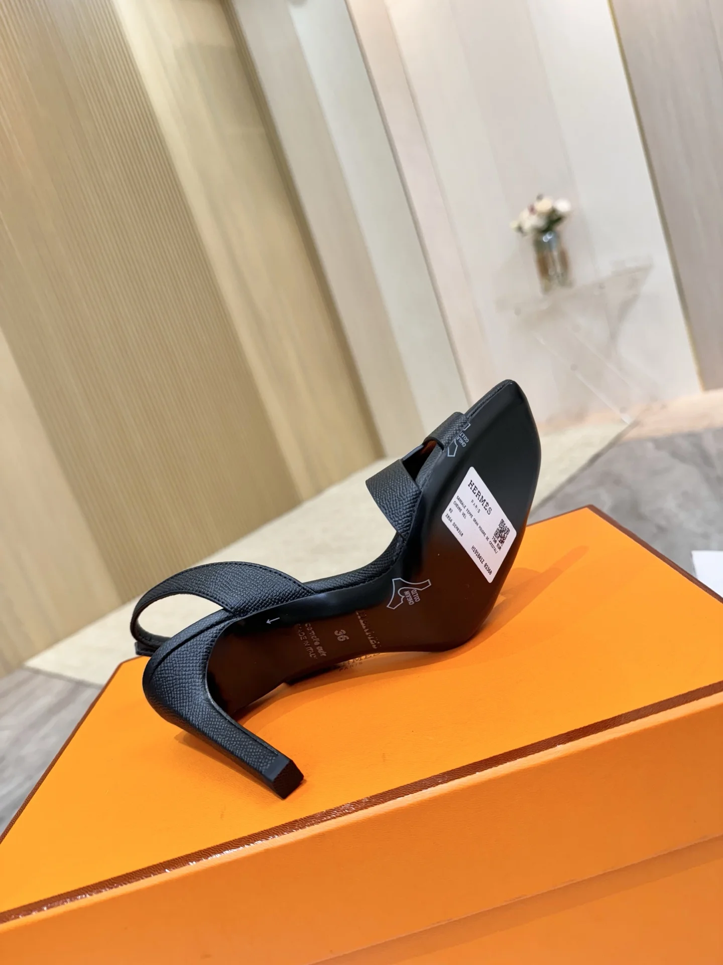 HERMES Heels Black B90202609111496 - Image 8