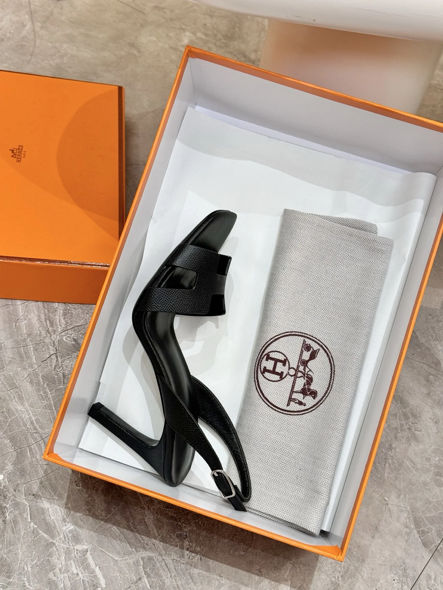 HERMES Heels Black B90202609111496 - Image 9