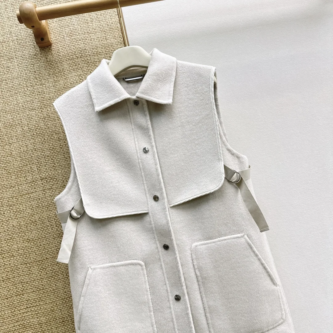HERMES Jackets Beige-Gray S-L G35202609063309 - Image 2