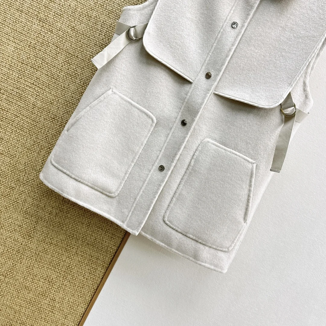 HERMES Jackets Beige-Gray S-L G35202609063309 - Image 5