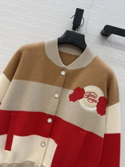 Alternative view of HERMES Jackets Beige-Red-Brown S-L D60202609062715