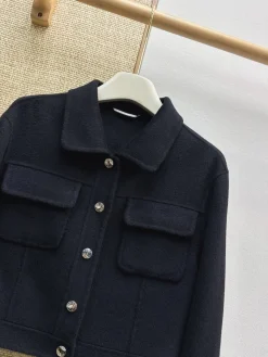 Alternative view of HERMES Jackets Black S-L F15202609063308