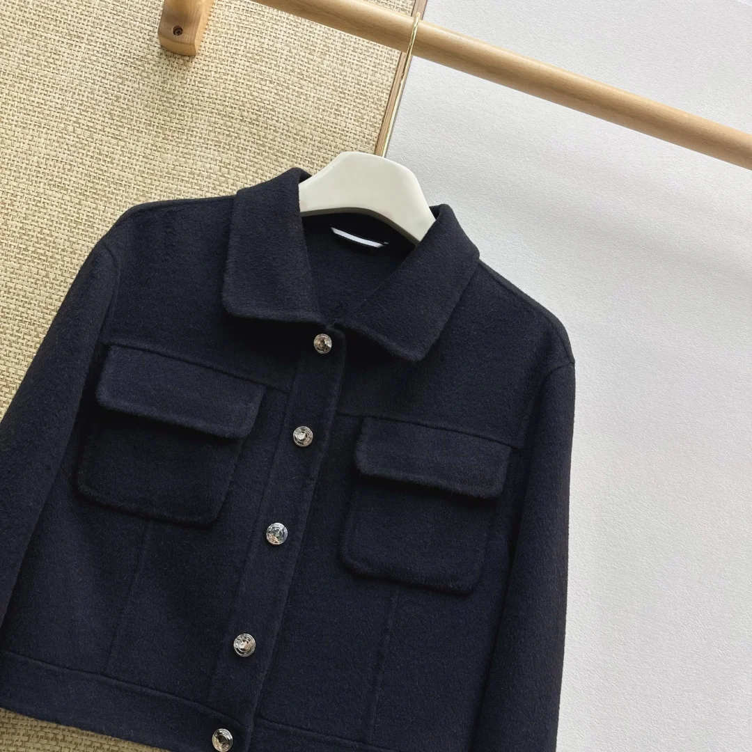 HERMES Jackets Black S-L F15202609063308 - Image 2