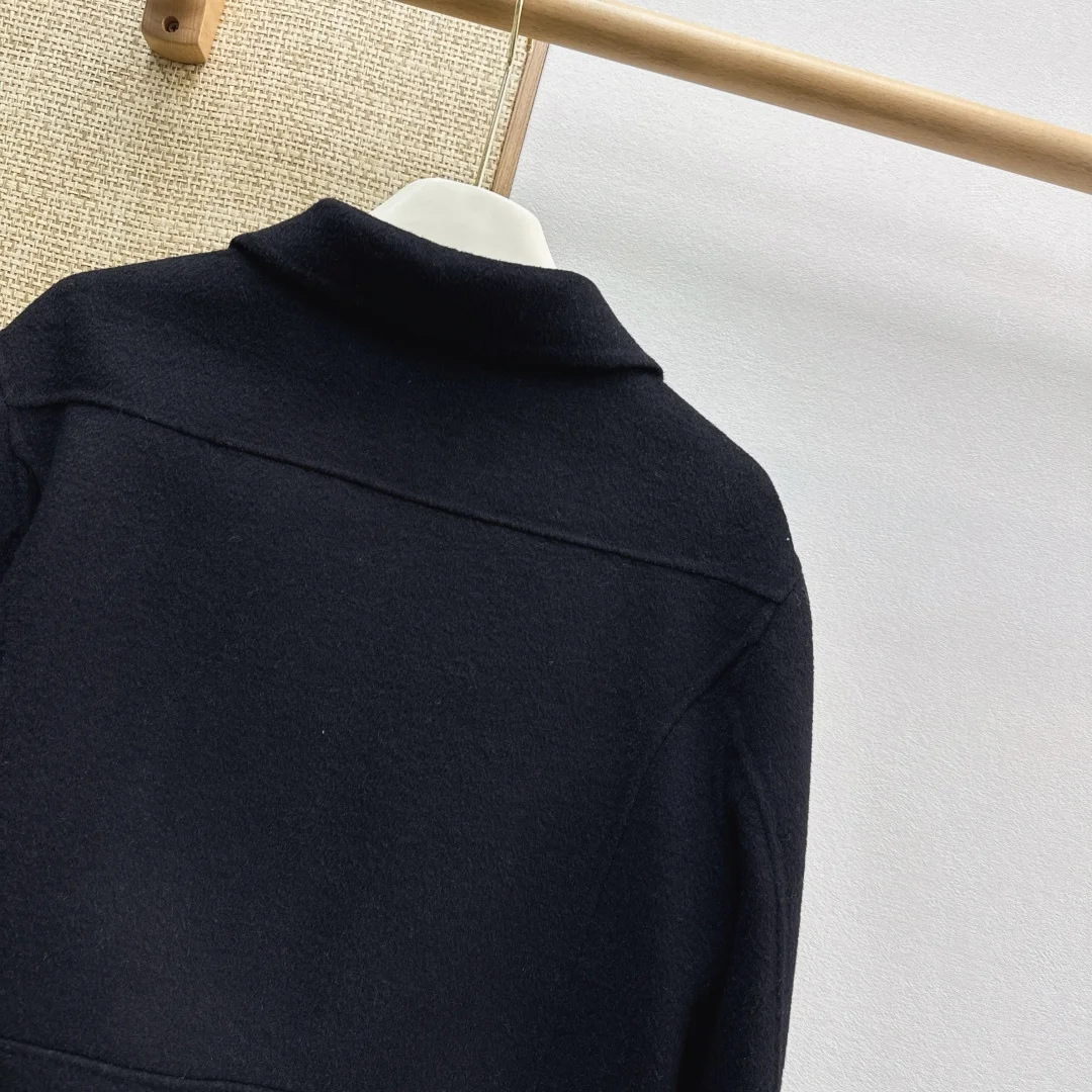 HERMES Jackets Black S-L F15202609063308 - Image 9