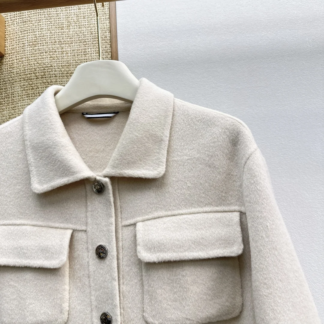 HERMES Jackets Cream-Gray S-L F15202609063306 - Image 3