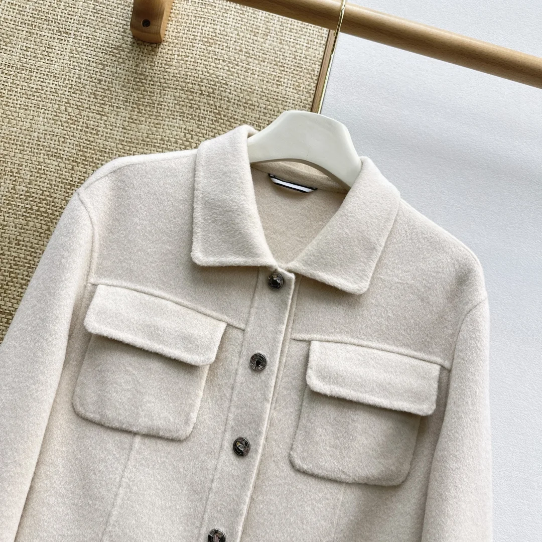 HERMES Jackets Cream-Gray S-L F15202609063306 - Image 4