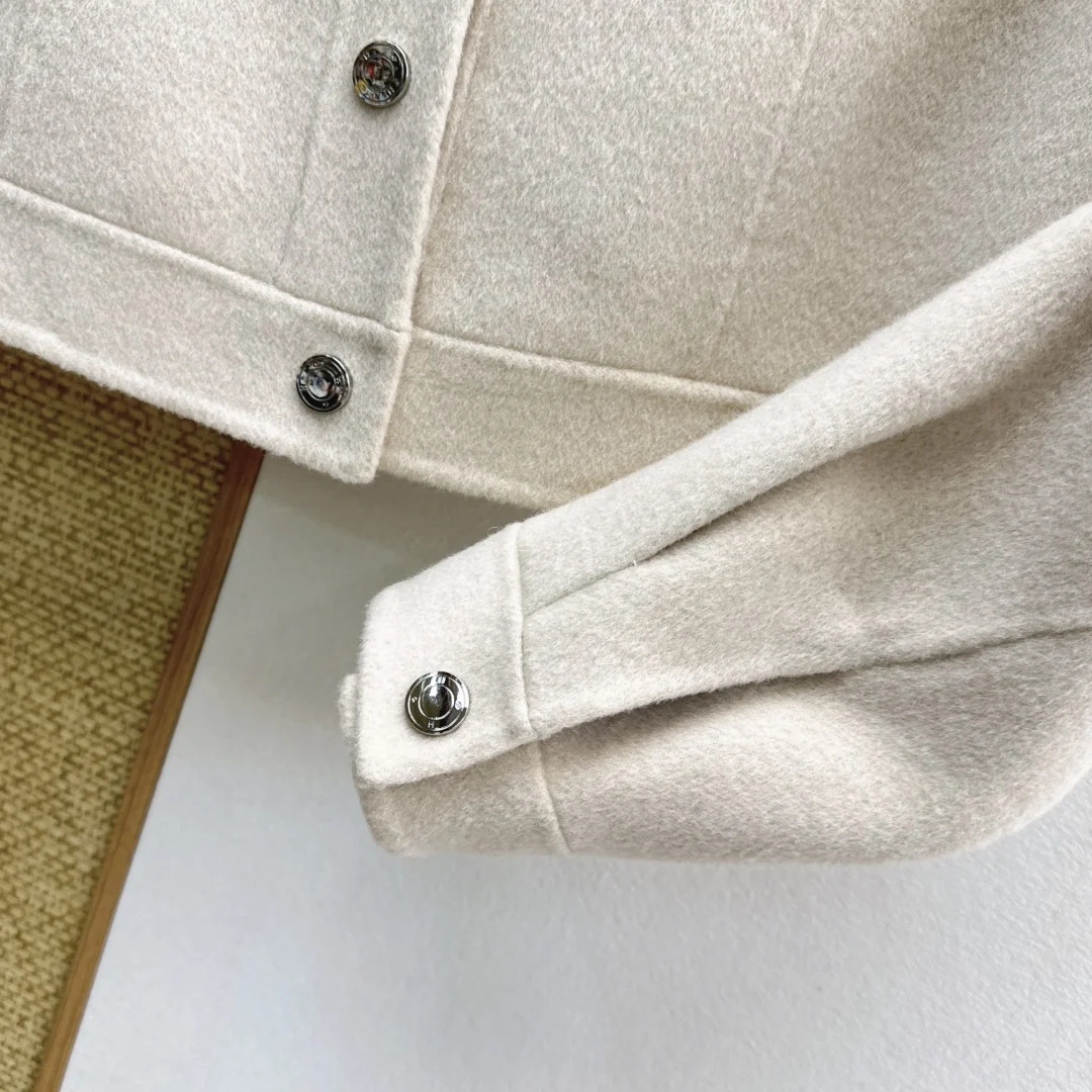 HERMES Jackets Cream-Gray S-L F15202609063306 - Image 6