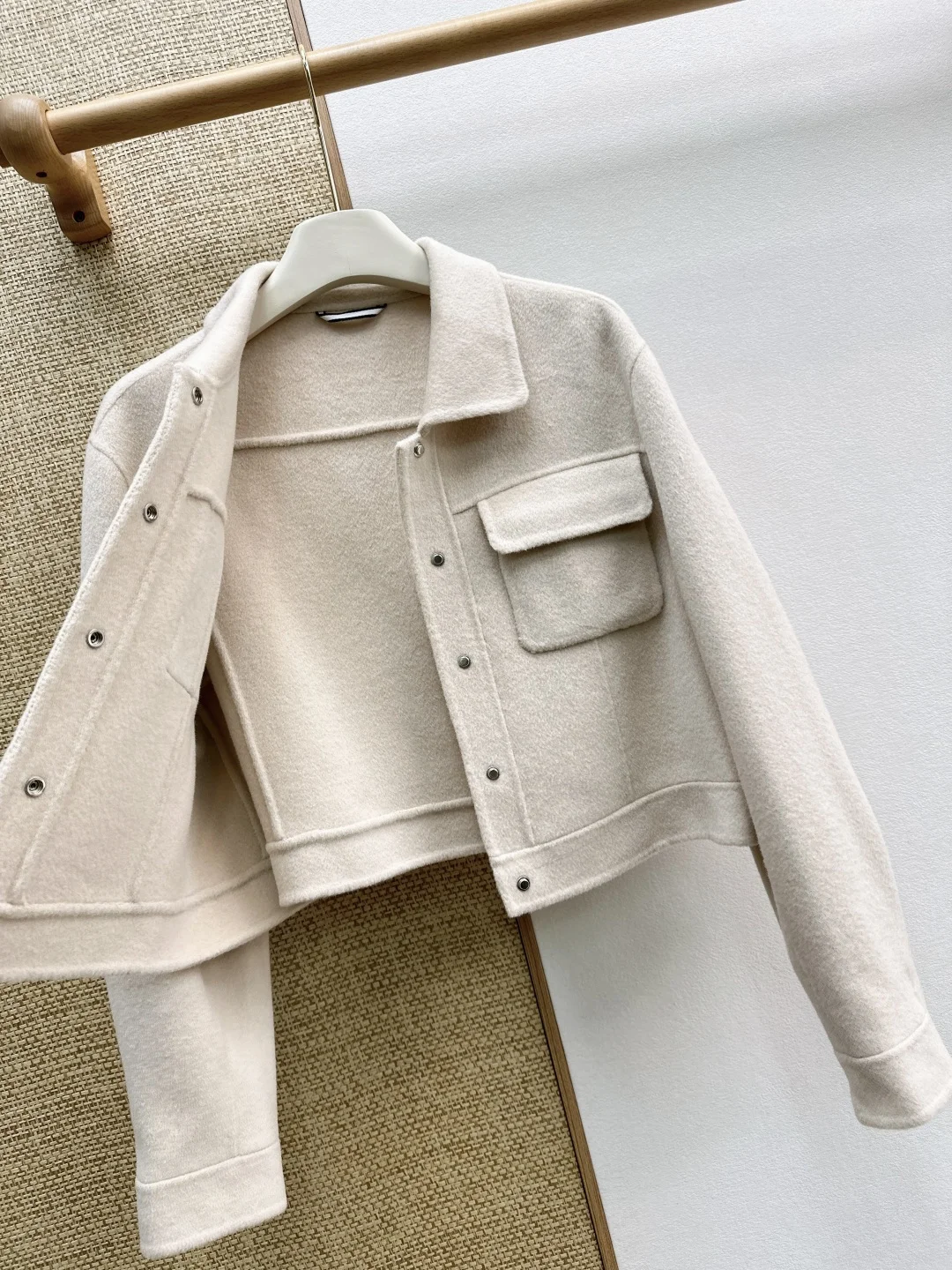 HERMES Jackets Cream-Gray S-L F15202609063306 - Image 7