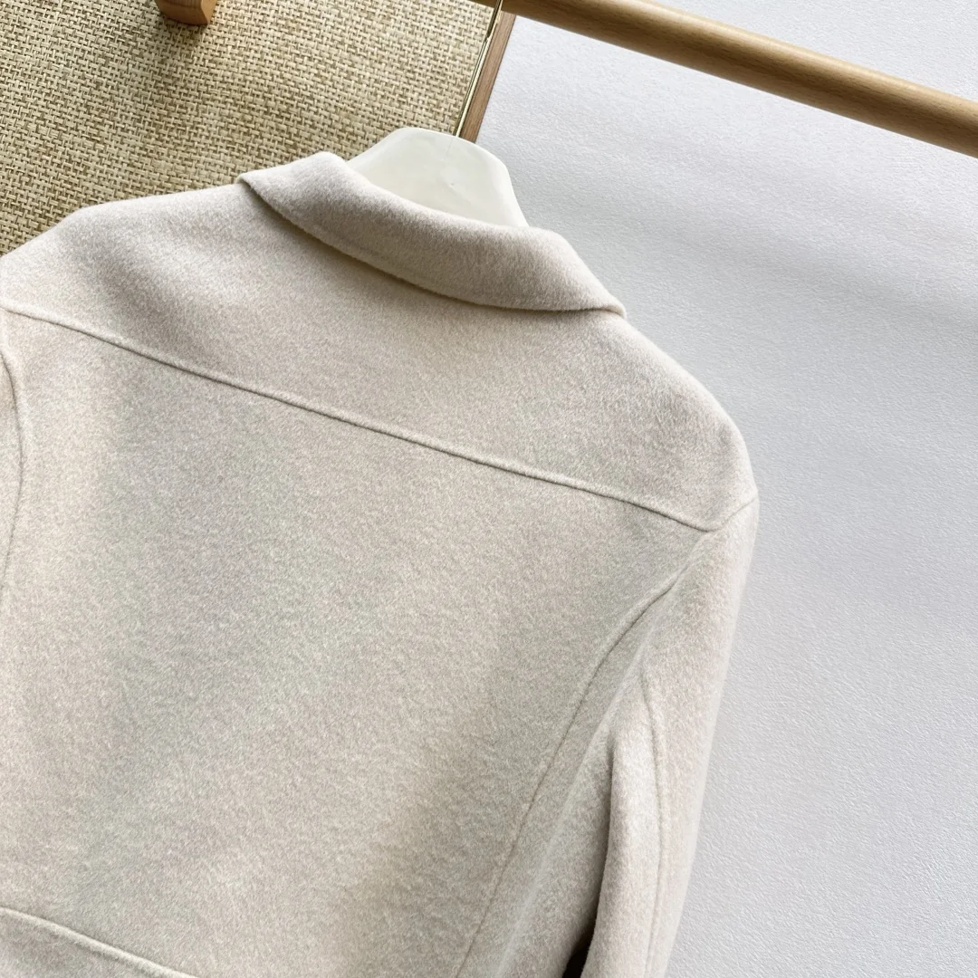 HERMES Jackets Cream-Gray S-L F15202609063306 - Image 9